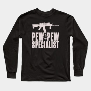 Pew Pew Specialist Airsoft/Paintball Long Sleeve T-Shirt